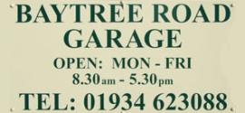 Baytree Road Garage logo